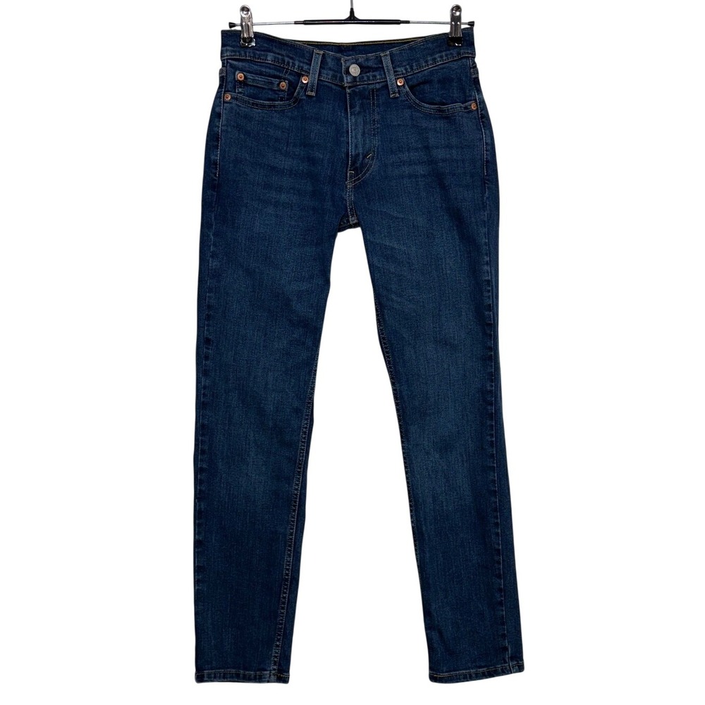 Levis 511 Jeans Mens Measures 28X29 Tag 29x30 Blue Slim Fit Stretch Workwear